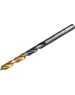 Сверло DENZEL Сверло по металлу, 4 мм, HSS-Tin, Golden Tip, 10 шт. 717209