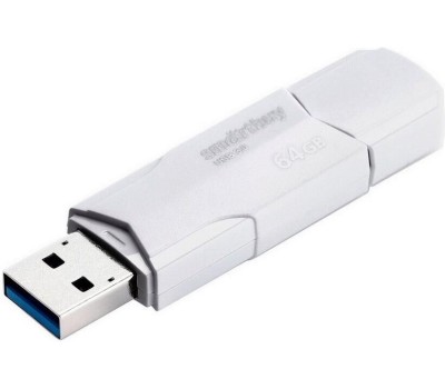 SMART BUY Smartbuy USB Drive 64GB CLUE White (SB64GBCLU-W3) UFD 3.0/3.1