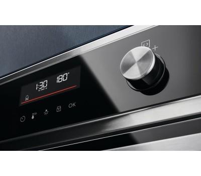 Духовой шкаф электрический ELECTROLUX Духовой шкаф электрический EOF6P76BX, 65л, дверца с 3 стеклами, черный/нержавеющая сталь