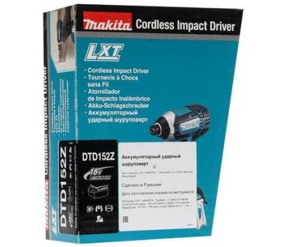 Ударный шуруповерт MAKITA Ударный шуруповерт DTD152Z, без АКБ, без ЗУ
