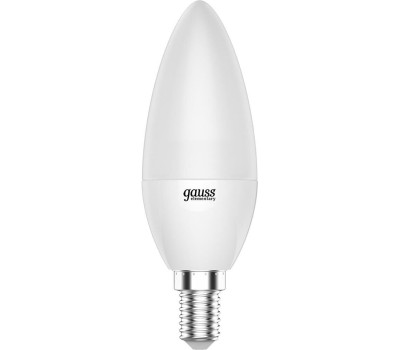 GAUSS Упаковка ламп LED E14, свеча, 6Вт, 33116T, 3 шт
