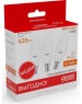 GAUSS Упаковка ламп LED E14, свеча, 6Вт, 33116T, 3 шт
