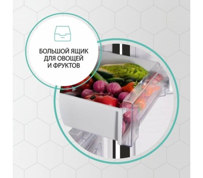 Холодильник NORDFROST Холодильник двухкамерный NRB 162NF B черный