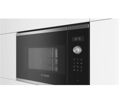 Микроволновая печь BOSCH Встраиваемая микроволновая печь Serie 6 BEL554MS0, 25л, 900Вт, черный