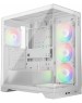 Корпус для ПК XPG Корпус INVADER X WHITE (INVADERXMT-WHCWW) Mid-Tower Gaming ATX PC Case with Panoramic View, Tempered Glass Panels, and RGB Lighting Black