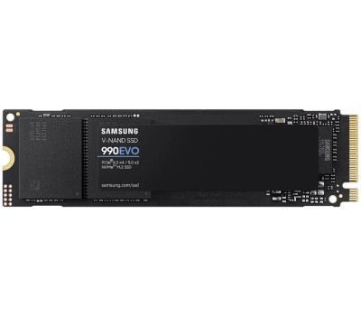 SAMSUNG Твердотельный накопитель SSD M.2 2280 2TB 990 EVO NVMe 2.0, PCIe 4.0 x4, V-NAND TLC, R/W 5000/4200MB/s, IOPs 700 000/800 000, TBW 1200, DWPD 0.33