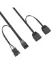 BLOODY Вентилятор BD-CF120ARGB3 120мм, 4-pin, 1600об/мин, 11 - 26 дБ, ARGB, черный, Ret [bd-cf120argb3-bk]
