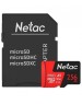 NETAC Карта памяти microSDXC 256 ГБ, Class 10, P500 Ultra, 1 шт., без адаптера [nt02p500ult-256g-s]