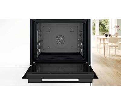 BOSCH Духовой шкаф электрический Serie 6 HJG852YB0T, 76л, дверца с 3 стеклами, черный