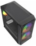 Корпус для ПК Powercase Mistral Micro A3B ARGB, Tempered Glass, 2x 140mm ARGB PWM+1x 120mm ARGB PWM, чёрный, mATX (CMMAB-A3-V2)