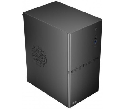Корпус для ПК CBR Корпус mATX Minitower V863, без БП, 1*USB 3.0 Type C, 1*USB 3.0, 1*USB 2.0, HD Audio+Mic, Black [PCC-MATX-V863-WPSU]