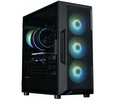 Корпус ZALMAN Корпус MidTower I3 NEO ARGB V2 черный (ATX, без БП, USB3.0+USB3.2, 4x120mm ARGB) ( i3 NEO ARGB V2 Black)
