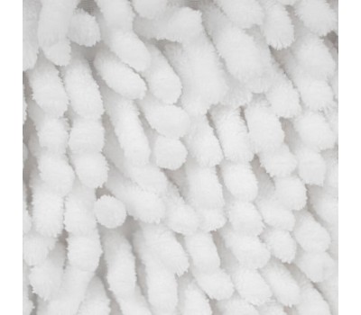 САНАКС - Коврик в ванную МОСС, одинарный, БЕЛЫЙ, 50 х 80 см, 100% хлопок, ворс 20 мм 00409