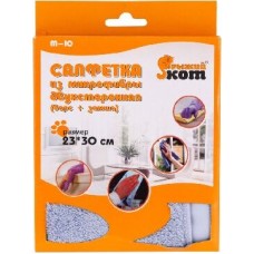 хоз. Принадлежности РЫЖИЙ КОТ M-10 салфетка из микрофибры двухсторонняя 23*30см (310278)