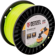 Леска для триммера DENZEL Леска для триммера круглая, 1,6мм х 408м, на DIN катушке FLEX CORD 96268