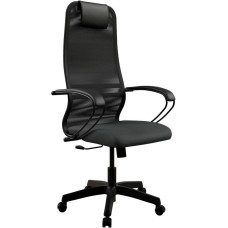 МЕТТА Кресло SU-B-8, на колесиках, сетка, черный [zda.12.1.222]