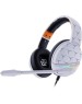OKLICK Гарнитура игровая HS-L710G, для компьютера, мониторные, проводные, белый / черный [1978693]