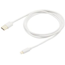 BURO Кабель Lightning (m) - USB (m), 1.2м, 2A, белый [usb-ip-1.2w2a]