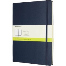MOLESKINE Блокнот Classic, 192стр, без разлиновки, твердая обложка, синий [qp092b20]