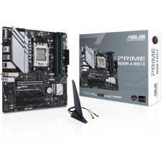Материнская плата ASUS Материнская плата PRIME B650M-A WIFI II AM5 mATX 4xDDR5 3xPCIEx16 2xM.2 DP HDMI VGA 2.5GLAN Wi-Fi 6 (90MB1EG0-M0EAY0)