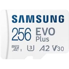 Samsung EVO Plus microSDXC 256GB Class 10, <MB-MC256SA/EU> адаптер на SD