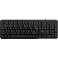 ACER Клавиатура OKW500, проводная, USB, мембранная, черный [zl.kbdee.01t]