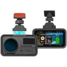 Радар-детектор со встроенным видеорегистратором TRENDVISION Видеорегистратор с радар-детектором Hybrid Signature Real 4K черный 2160p 170гр. GPS NT96670