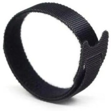 LANMASTER Хомут-липучка LAN-VCM135-BK 135x12мм (упак:20шт) нейлон/полиэтилен внутри помещений черный