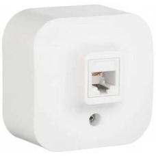 LEGRAND Розетка телеф. Quteo 782214 откр. белый