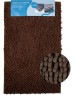 САНАКС - Коврик в ванную МОСС, одинарный, коричневый, 50 х 80 см, 100% хлопок, ворс 20 мм 00411
