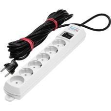 PILOT Сетевой фильтр S 7м (6 розеток) белый (коробка)