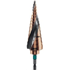 KRAFTOOL COBALT 4-32мм, 15 ступеней, азотирование, винтовая спираль, сверло ступенчатое(29691-4-32-15)