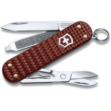 VICTORINOX Нож перочинный Classic Precious Alox (0.6221.4011G) 58мм 5функц. коричневый подар.коробка