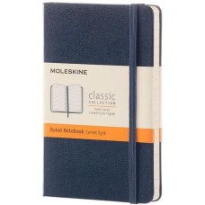 MOLESKINE Блокнот CLASSIC MM710B20 Pocket 90x140мм 192стр. линейка твердая обложка синий сапфир