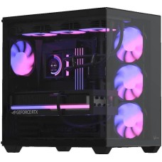 FORMULA Корпус Crystal Z2 Plus AR V2 черный без БП E-ATX 6x120mm 3x140mm 1xUSB2.0 1xUSB3.0 audio bott PSU