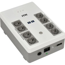 ИБП ITK Источник бесперебойного питания Electra EST8-1000VA-1-001-L 600Вт 1000ВА черный