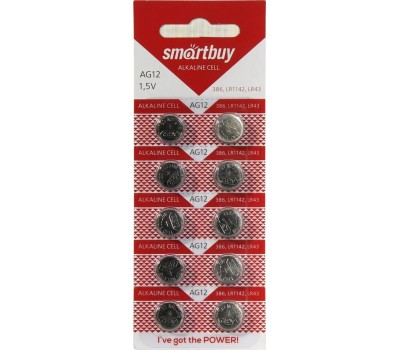 Элементы питания SMARTBUY (SBBB-AG12-10B) AG12-10B