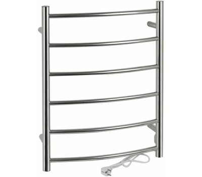 Полотенцесушитель электрический BRIMIX BK109A6 КЛАССИК-ПРЕМИУМ-ДУГА 715х540х80мм на 6 перекладин с сухим ТЭНом, 60W, T-50*C, из нерж.стали