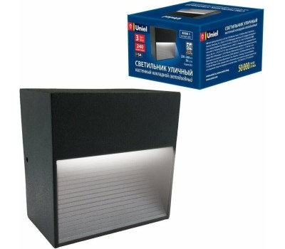 ЭЛЕКТРИКА UNIEL (UL-00006804) ULU-S03A-3W/4000K IP54 BLACK