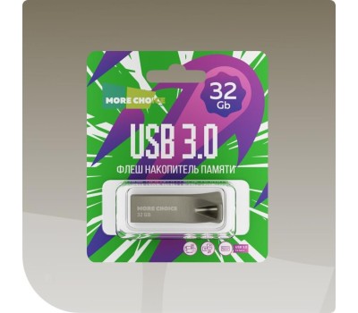 usb-флэш MORE CHOICE (4610196401145) MF32 Metal