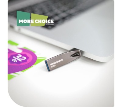 usb-флэш MORE CHOICE (4610196401145) MF32 Metal
