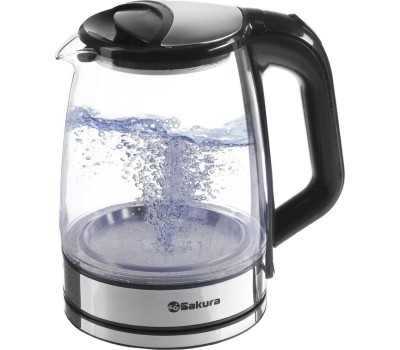 Чайник электрический SAKURA SA-2722BK (2.2) стекл.
