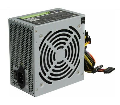 Aerocool 500W Retail ECO-500W ATX v2.3 Haswell, fan 12cm, 400mm cable, power cord, 20+4P, 12V 4P, 1x PCI-E 6P, 3x SATA, 2x PATA, FDD