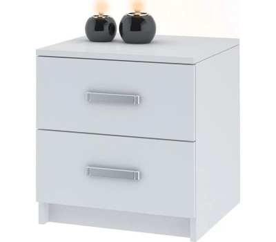 Комод НК-МЕБЕЛЬ ЛОФТ комод 420 с 2-мя ящиками Белый 72230006 (1 кор.)