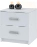 Комод НК-МЕБЕЛЬ ЛОФТ комод 420 с 2-мя ящиками Белый 72230006 (1 кор.)