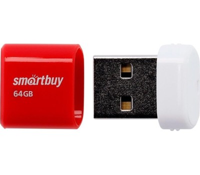 Флэш-напокитель SMARTBUY (SB64GBLARA-R) UFD 2.0 064GB LARA Red