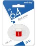 Флэш-напокитель SMARTBUY (SB64GBLARA-R) UFD 2.0 064GB LARA Red