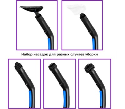 Пароочиститель Kitfort КТ-9158-3 синий