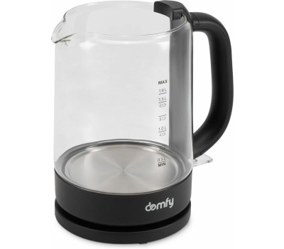 Чайник электрический DOMFY DSB-EK304, 2200Вт, черный