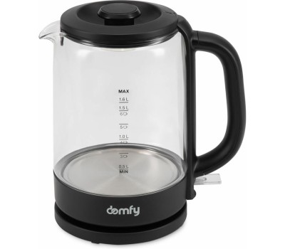 Чайник электрический DOMFY DSB-EK304, 2200Вт, черный